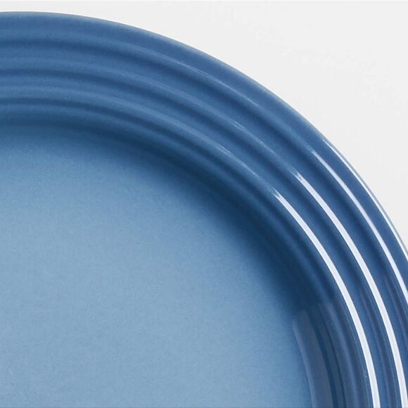 Le Creuset Salad Plates Set Of 4- Chambray Blue - Picture 3 of 9